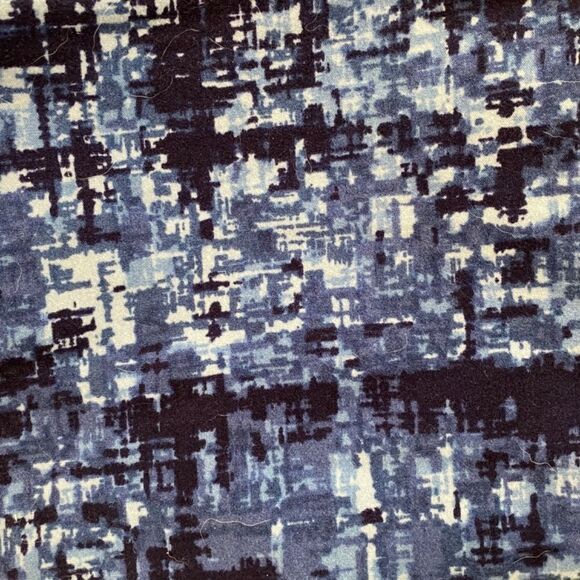 1411 LuLaRoe Leggings Size OS Light Blue and Navy Geometric Print New - Picture 2 of 4